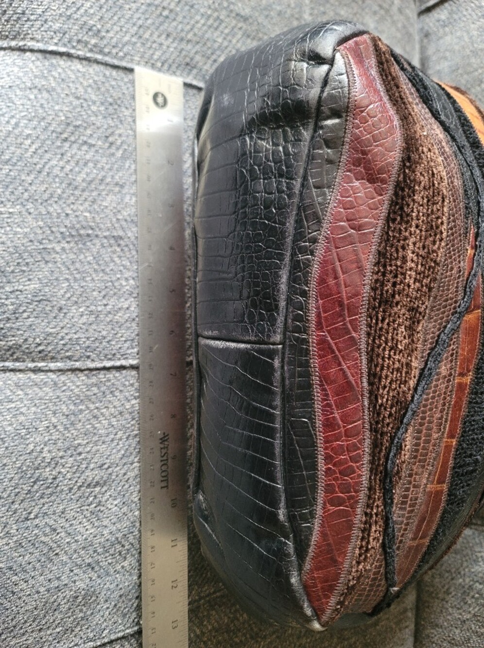 Sharif Vintage 80s Leather Shoulder Bag - Picture 4 of 12